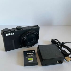 Nikon COOLPIX P340 デジタルカメラ【美品】バッテリー・充電ケーブル付 ニコン クールピクス ブラック