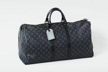 ルイヴィトン LOUIS VUITTON キーポル　バンドリエール　55 M40605 モノグラム・エクリプス ボストンバッグ メンズ 中古　美品！格安！_画像1