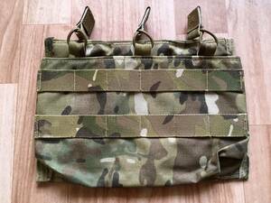 ★ 実物 Mayflower M4トリプルマガジンポーチ MOLLE マルチカム 旧生地 / ベロシティ CREY FOG LBT 5.56 BCM EAGLE ODA