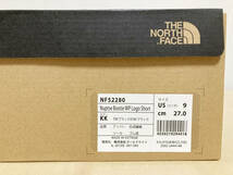 27cm 黒 ヌプシ ブーティ ウォータープルーフ ロゴ ショート THE NORTH FACE Nuptse Bootie WP Logo Short KK/TNFブラック NF52280_画像8