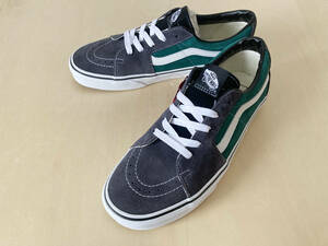 27.5cm 緑色 バンズ VANS SK8-LOW GREEN/CHARCOAL US9.5/27.5cm VN0A5KXDJGC