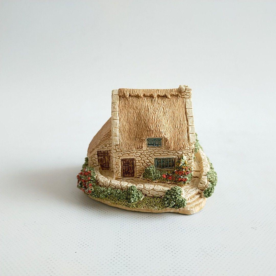 LILLIPUT LANE Tanners Cottage Casa en miniatura Inglaterra Reino Unido Figura Vintage Antiguo Hecho a mano, Accesorios de interior, ornamento, estilo occidental