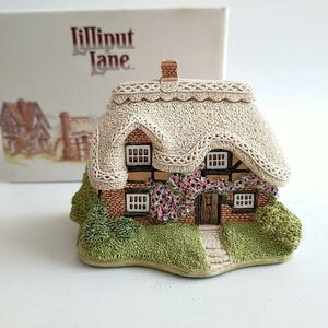 リリパットレーン LILLIPUT LANE「BRAMBLE COTTAGE」ミニチュアハウス イギリス 英国 置物 ヴィンテージ アンティーク ハンドメイド