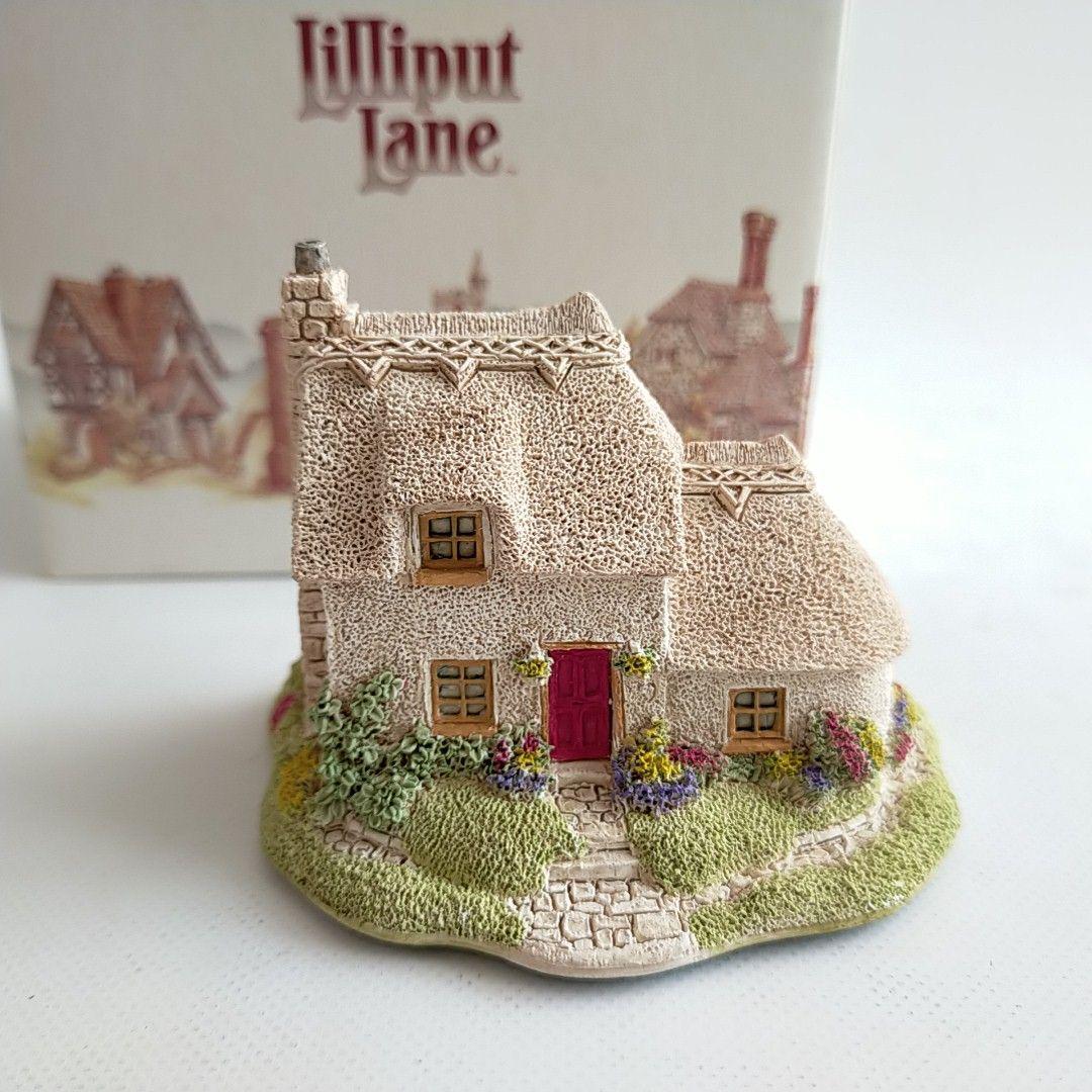 LILLIPUT LANE PUSSY WILLOW 1992 Миниатюрный Домик Великобритания Статуэтка Винтаж Антикварная Ручная Работа, аксессуары для интерьера, орнамент, западный стиль