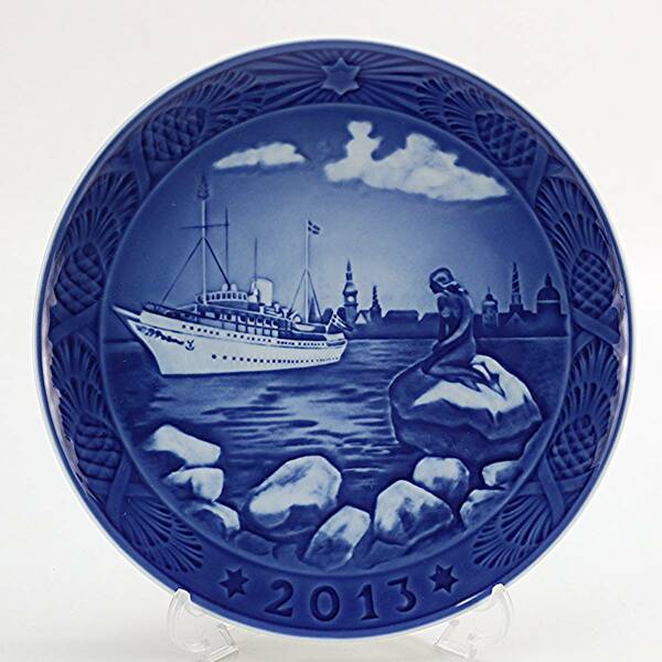 2013年 ロイヤルコペンハーゲン イヤープレート 「コペンハーゲン港」 北欧 デンマーク の 陶磁器 wwww8