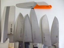 【元気堂】洋包丁 ZWILLING ツヴィリング 南常 鍔屋 KIYA 他 三徳包丁 万能包丁 麺切包丁 ペティナイフ 色々 まとめて 12点_画像3