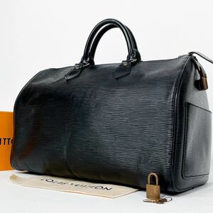 1円 ☆美品☆ LOUIS VUITTON ルイヴィトン エピ スピーディ ノワール 黒 ブラック ハンドバッグ ボストンバッグ 旅行カバン スピーディ35