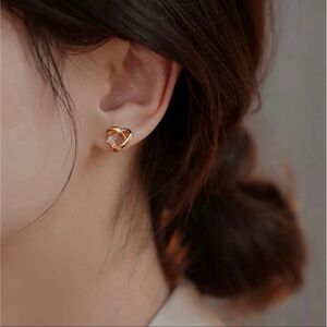 大人可愛いハートモチーフ 　ピンクゴールド　ピアス　アクセサリー