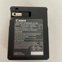 【Canon】 キャノン バッテリーパック 純正 LP-E6N 充電器 バッテリーチャージャー LC-E6_画像8