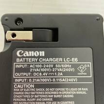 【Canon】 キャノン バッテリーパック 純正 LP-E6N 充電器 バッテリーチャージャー LC-E6_画像9