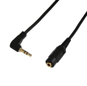  audio cable L type stereo Mini plug ( male )- stereo Mini Jack ( female )/5m FVC-329L-5m(022)