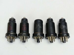 www131 真空管 メタル管 マツダ US6J7 イカリマーク RCA VT65 VT86 VT87 USA製 まとめて 5本