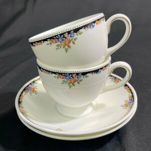 NNN349 ★ウェッジウッド★カップ&ソーサー★オズボーン★ペア★WEDGWOOD★ジャンク品【1円スタート！！】アンティーク コレクション