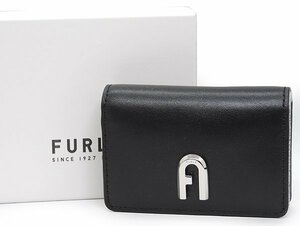  Furla card-case moon WP00125 AX0733 O6000 Nero FURLA MOON NERO black lady's unused goods 2034509