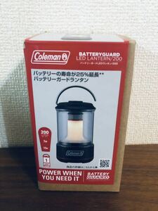 送料無料◆コールマン(Coleman) LEDランタン 200 バッテリーガード 2000038856 ブラック 新品