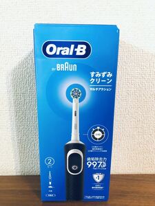 送料無料◆ブラウン Oral-B すみずみクリーン マルチアクション オーラルB 電動歯ブラシ D100.413.2.BK 新品