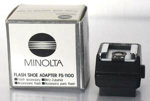 MINOLTA FRASH SHO ADAPTER FS-1100 箱付◆未使用新品◆23-12-19-43