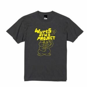 Rabbit Short Sleeve Tee (Sumi) WurtS 半袖 Tシャツ Mサイズ ライブグッズ ワーツ