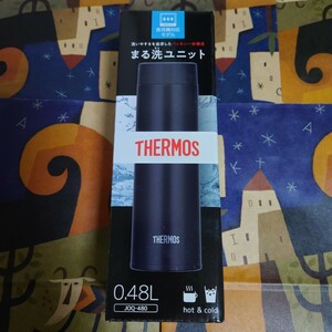 送料無料 新品 未開封 THERMOS サーモス 真空断熱ケータイマグ タンブラー 480mL 食洗機対応 保温保冷可能 JOQ 480 ブラック 水筒