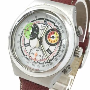 Swatch スウォッチ IRONY アイロニー ALL OVER YCS1002 腕時計 クオーツ コレクション コレクター クロノグラフ 新品電池交換済 動作確認済