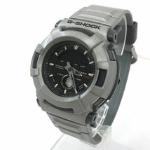 CASIO カシオ G-SHOCK ジーショック 腕時計 AW-510M-8 クオーツ デジアナ アナデジ グレー ブラック 格好良い カレンダー 動作確認済み_画像2