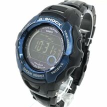 CASIO カシオ G-SHOCK ジーショック TheG BLACK FORCE 腕時計 GW-700BDJ-2 電波ソーラー タフソーラー デジタル ラウンド ブラック ブルー_画像3