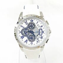 美品 Salvatore Marra サルバトーレマーラ 腕時計 SM-12127 クオーツ カレンダー ホワイト ブルー おしゃれ 格好良い コレクション_画像3