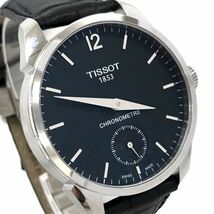 新品 TISSOT ティソ T-complication 腕時計 T0704061605700 自動巻き 機械式 手巻き アナログ ラウンド ブラック クロノメーター_画像1