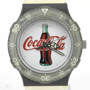 新品 CITIZEN シチズン Coca Cola コカコーラ 腕時計 6031-345274 クオーツ コレクション コレクター スケルトン アイボリー 箱付き