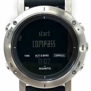 SUUNTO CORE スント コア 腕時計 SS020339000 クオーツ デジタル ラウンド ブラッシュドスチール コレクション コレクター 動作確認済み