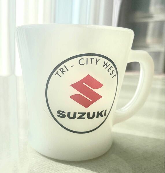ファイヤーキング マグカップ アドバタイズメント SUZUKI レア ヴィンテージ made in USA コーヒーマグ スズキ