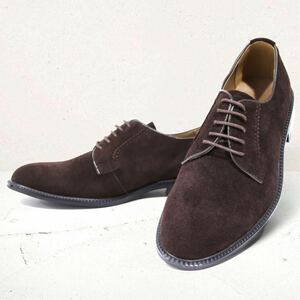 { new goods }gione business shoes suede race up leather Brown 24