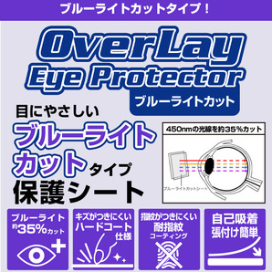 Panasonic カーナビステーション Strada Fシリーズ CN-F1D9GD CN-F1D9HD 保護 フィルム OverLay Eye Protector ブルーライトカットの画像2