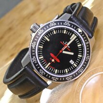 本物 極上品 SINN 極希少 100%フルシリコンオイル EZM2 403.GSG9 メンズウォッチ 男性用腕時計 純正ベルト 尾錠 保証書付 ジン_画像2