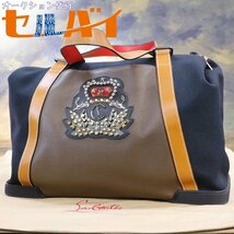 本物 極上品 クリスチャンルブタン 雑誌LEON掲載 Bagdamon document holder メンズトートバッグ A4書類ビジネスバッグ ショルダーバッグ_画像1