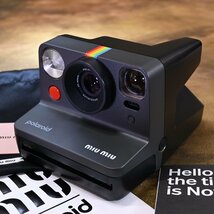 本物 新品 ミュウミュウ 完売 2023-24AW ポラロイドカメラ Polaroid X ファブリックショルダーストラップ付き 付属品満載 MIU MIU_画像2