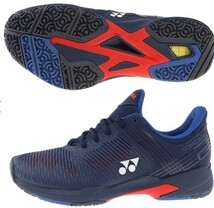 ☆新品送料込み☆ヨネックス（YONEX） テニスシューズ オムニクレー パワークッションソニケージ2ワイドGC SHTS2WGC 097 OC 25.5cm_画像2