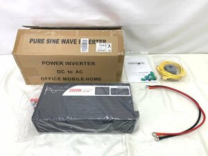 ＜未使用品＞CNSWIPOWER 正弦波インバーター 2000W 尺寸：42.5×22.5×16.5ｃｍ（12424011000833IK）