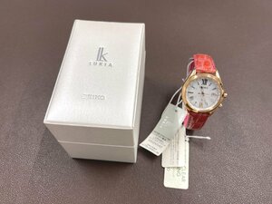 ◇未使用品◇SEIKO　ルキア　ソーラー電波　レディース腕時計　SSQV042　内箱付き（32223111618289US）