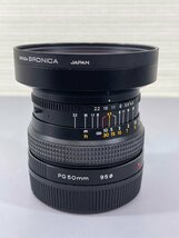 ▼ジャンク品▼ カメラレンズ ゼンザブロニカ　ZENZA BRONICA　ZENZANON-PG 50mm/F4.5 （12224011200908NM)_画像2