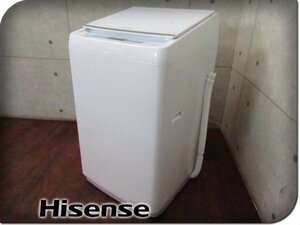 ■展示品■未使用品■Hisence/ハイセンス/全自動電気洗濯機/標準洗濯・脱水容量10kg/低騒音インバーター制御/2023年製/HW-DG1001/kdnn2110k