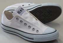 送料無料 CONVERSE コンバース オールスター スリップ III OX ホワイト 23.5cm ALL STAR SLIP スリッポン キャンバス ローカット_画像1