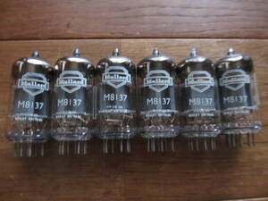 Mullard 　M8137　CV4004　ECC83　12AX７　MP　６本　特勢揃　元箱　 　marantz ７ に最適