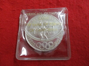 M【8406】★1968年 メキシコオリンピック記念 25ペソ銀貨 ★記念銀貨 シルバー