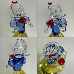 SWAROVSKI スワロフスキー フィギュリン 置物 クリスタルフィギュア Disney ディズニープリンセス 白雪姫 限定品 箱/証明書付き 極美品の画像6