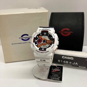 CASIO カシオ G-SHOCK Gショック 「綾波レイ」モデル GA-110PS-7AJR EVANGELION 新世紀エヴァンゲリオン メンズ QZ 腕時計 箱 美品