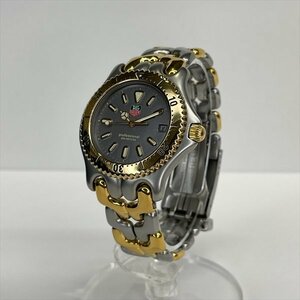 TAG HEUER タグホイヤー S95.206 プロフェッショナル200M セル デイト メンズ腕時計 QZ クォーツ コンビ グレー文字盤 稼働品 訳あり