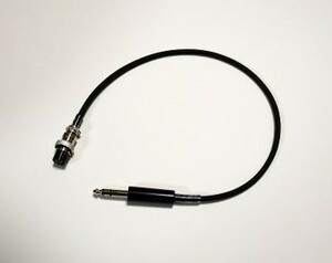  new work! Adonis male 8 pin connector .6.3mmφ four n Jack type transceiver . possible to use for . make conversion cord length . approximately 50cm original work goods ①