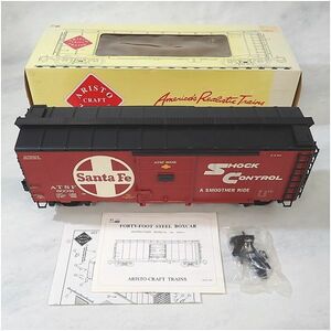 ARISTO CRAFT TRAINS 鉄道模型 1番ゲージ 40フィート スチール ボックスカー ATSF サンタフェ鉄道 ART-46003 1/29 箱・マニュアル付き