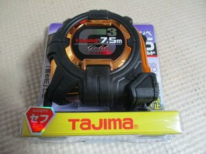 新品未使用品　TAJIMA　セフコンベ　Ｇ３ゴールドロック　7.5ｍ　257.5ｍ（メートル目盛）　SFG3GL25-75BL　す-16